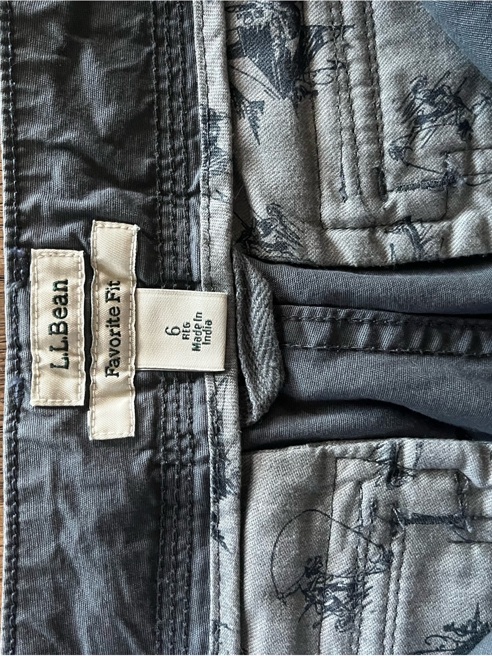 L.L. Bean Men's Gray Cargo Pants - Utility Style - Picture 3 of 5